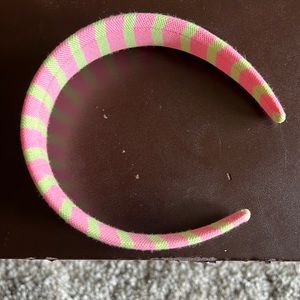 OS Lacoste Headband Pink and Green